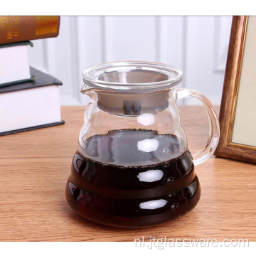 Handgeblazen glazen koffiezetapparaat